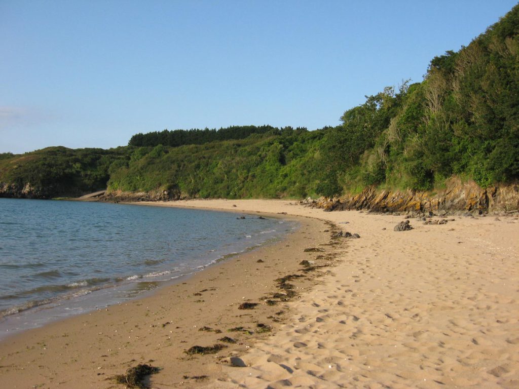 plage proche du camping en Bretagne