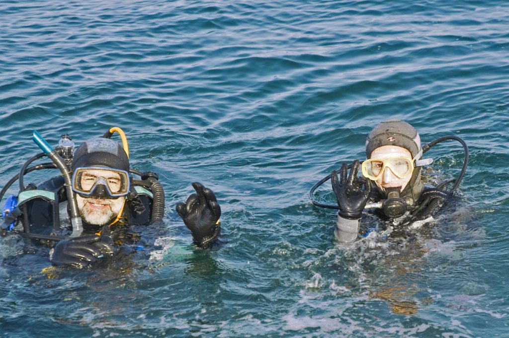 plongée sous marine sur la côte d'Emeraude